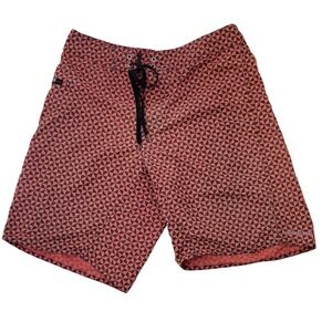 Patagonia Mens Wavefarer 9" Size 31‎ Board Shorts Geometric Print Swim Trunks